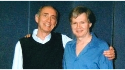 Gary and Dr. Kenneth Wapnick during Gary's first trip to California in 2004